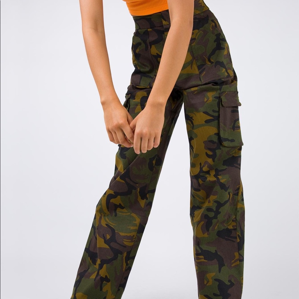 NWT I.AM.GIA. Tarantino Camo Pants SMALL